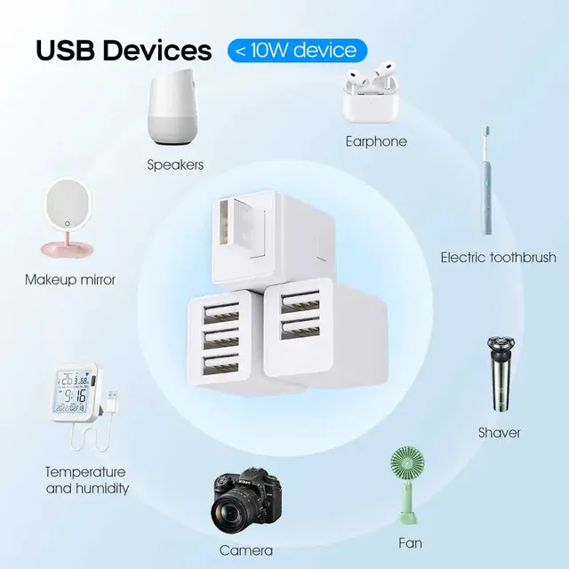 Adaptateur WiFi USB compact blanc mat coins arrondis… – vue 2