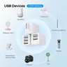Adaptateur WiFi USB compact blanc mat coins arrondis… – vue 2