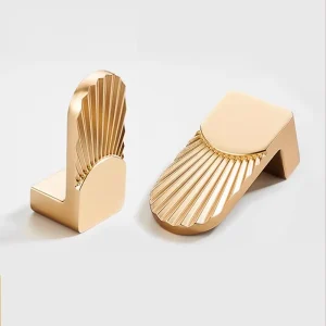 Porte d&rsquo;armoire Simple et luxueuse, petite poignée dorée, poignée de porte de garde-robe, tiroir de meuble, poignée en alliage de Zinc