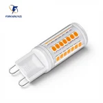Ampoule LED G9 à intensité variable, sans scintillement, AC110V 220V 45LED 2835SMD 4W, support en céramique, éclairage de lustre