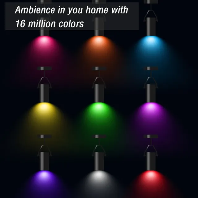 RGB Tuya Smart Wifi GU10 E27 E14 LED lumières ampoule… – vue 2