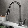 Robinet de cuisine noir mat – vue 2
