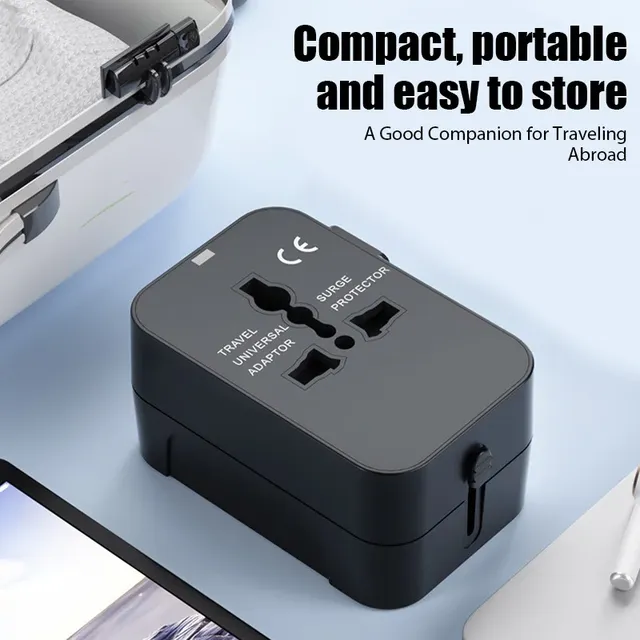 Adaptateur de voyage universel EU UK US AU – vue 5