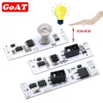 Module capacitif de commutateur tactile 5V-24V 3A LED, lampes de commande de gradation, composants actifs, capteur manuel de balayage de courte Distance