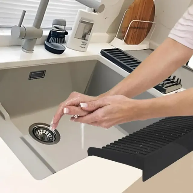 Déflecteur d'eau d'évier de cuisine en Silicone Durable – vue 2