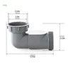 Connecteur Y evier lavabo lavevaisselle egout ABS PP… – vue 6