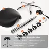 Saddle Rolling Stool With Wheels Hydraulic Swivel… – vue 4