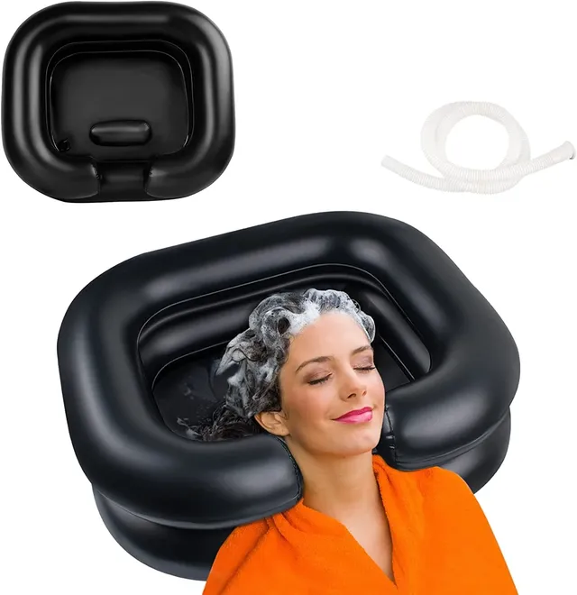Bassin à shampoing gonflable portable