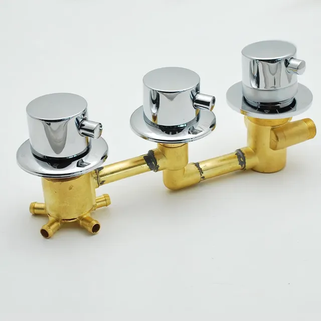 Robinet de douche thermostatique en laiton massif – vue 2