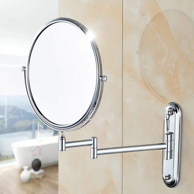 Miroir cosmétique Antique en laiton – vue 3