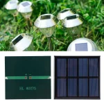 Panneau Solaire Polycristallin, 3W, 2V, Panneau de Charge Portable, Étanche aux Rayures, Éclairage de Cour, Bricolage, Mini Chargeur de Batterie Solaire
