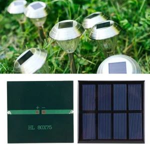 Panneau Solaire Polycristallin, 3W, 2V, Panneau de Charge Portable, Étanche aux Rayures, Éclairage de Cour, Bricolage, Mini Chargeur de Batterie Solaire Panneau Solaire Polycristallin, 3W, 2V, Panneau de Charge Portable, Étanche aux Rayures, Éclairage de Cour, Bricolage, Mini Chargeur de Batterie Solaire