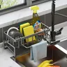 Organisateur évier autodrainant support éponge porte… – vue 3