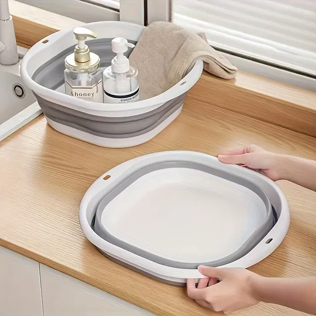 Lavabo pliable silicone portable voyage maison bassin… – vue 3