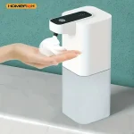 Distributeur automatique de savon à détection infrarouge, désinfectant pour les mains en mousse, Rechargeable par USB, pour la maison et les salles de bains