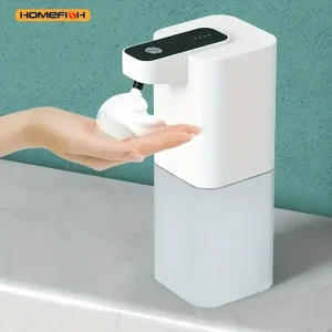 Distributeur automatique de savon à détection infrarouge, désinfectant pour les mains en mousse, Rechargeable par USB, pour la maison et les salles de bains Distributeur automatique de savon à détection infrarouge, désinfectant pour les mains en mousse, Rechargeable par USB, pour la maison et les salles de bains
