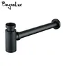 Siphon bouteille noir mat laiton design cylindrique… – vue 1