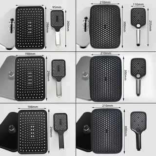 Ensemble de douche de pluie cascade à grand panneau pressurisé