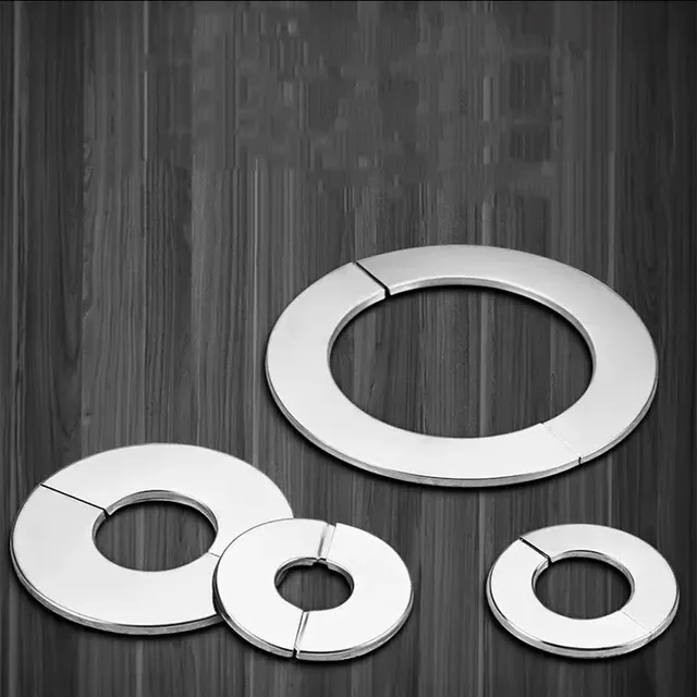 Couvercle décoratif de robinet finition chromée – vue 2