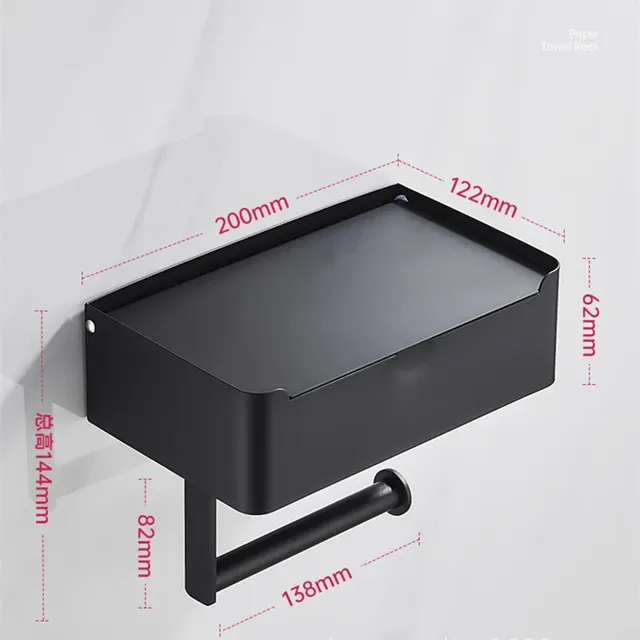 Porte-papier hygiénique avec étagère – vue 6