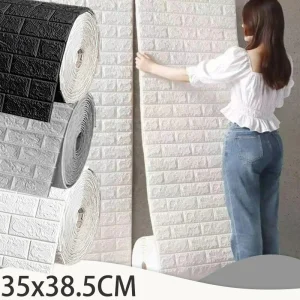 Panneaux muraux imperméables en PVC, papier peint en mousse XPE en rouleaux, bon décor pour la maison et le dortoir, Art mural pour projets d&rsquo;artisanat de maison