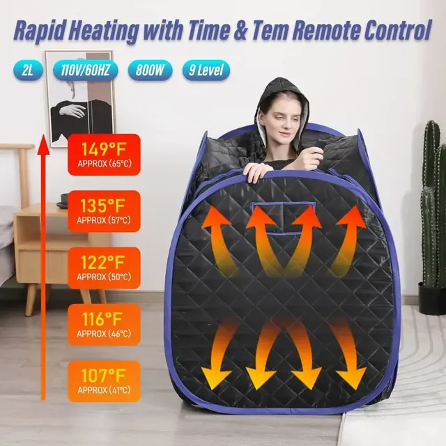 Ensemble de sauna portable pour tout le corps – vue 2