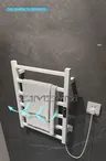 Porte-serviettes électrique en acier inoxydable – vue 6