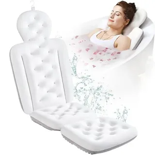Oreiller de baignoire avec soutien lombaire et tête