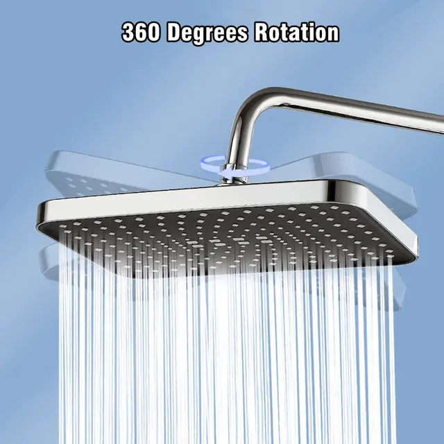 Ensemble de douche de pluie cascade à grand panneau… – vue 4