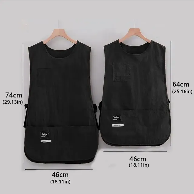 Tablier imperméable résistant taches nylon sans manches… – vue 6
