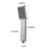 Pommeau douche main haute pression pluie chromé… – vue 6