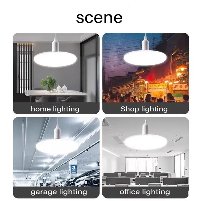 Ampoule LED disque ultrafin culot E27 220V puissances… – vue 6
