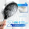 Pommeau de douche réglable 15CM – vue 1