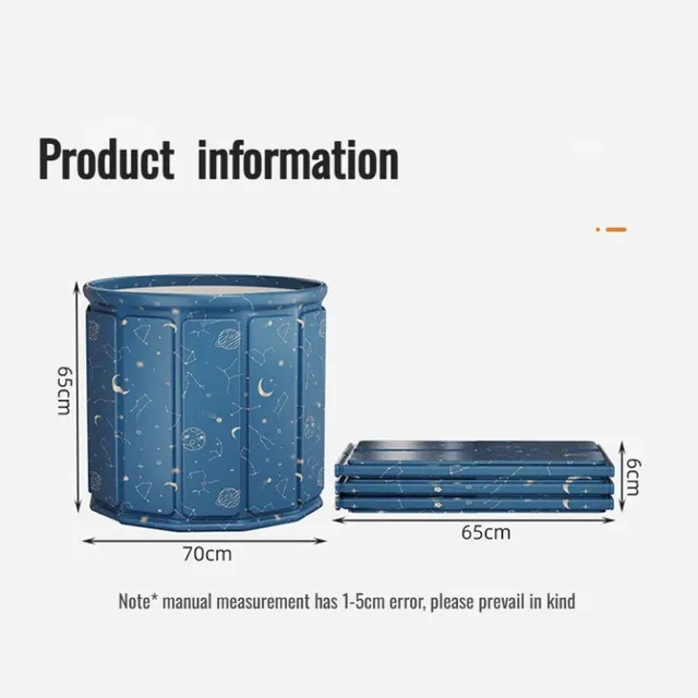 Baignoire pliable de grand espace – vue 6