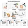 Miroir de maquillage mural grossissant 10x deux côtés – vue 6