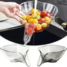 Panier égouttoir passoire bol transparent rigide… – vue 1
