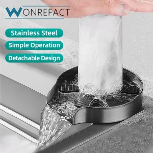 Évier de cuisine rinçage en verre robinet rinçage pour éviers de cuisine lave-bouteille accessoires d&rsquo;évier de cuisine en acier inoxydable