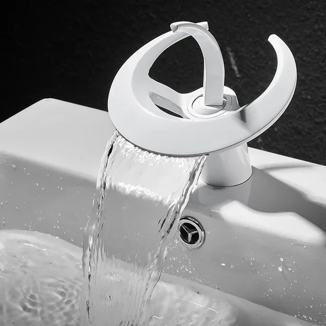 TOLM robinets de lavabo noir or brossé – vue 3