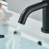 Robinet de lavabo de salle de bains noir mat – vue 5