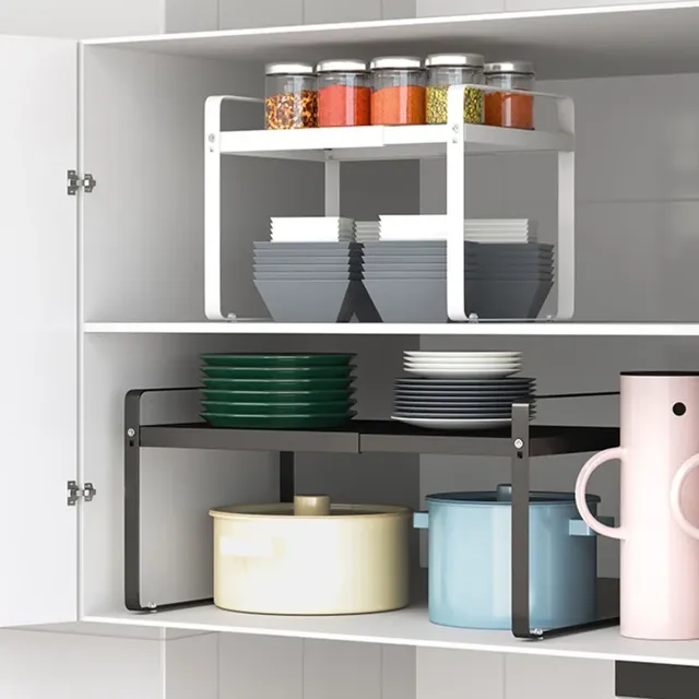 Etagère rangement cuisine support microondes rétractable… – vue 2