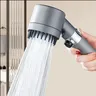 Pommeau douche main multijets cylindrique gris métallisé… – vue 5