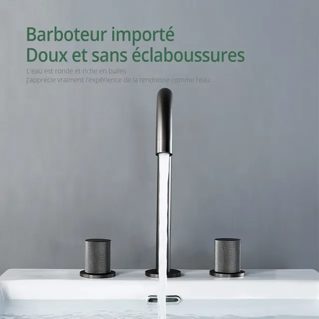 Robinet de lavabo en métal – vue 5
