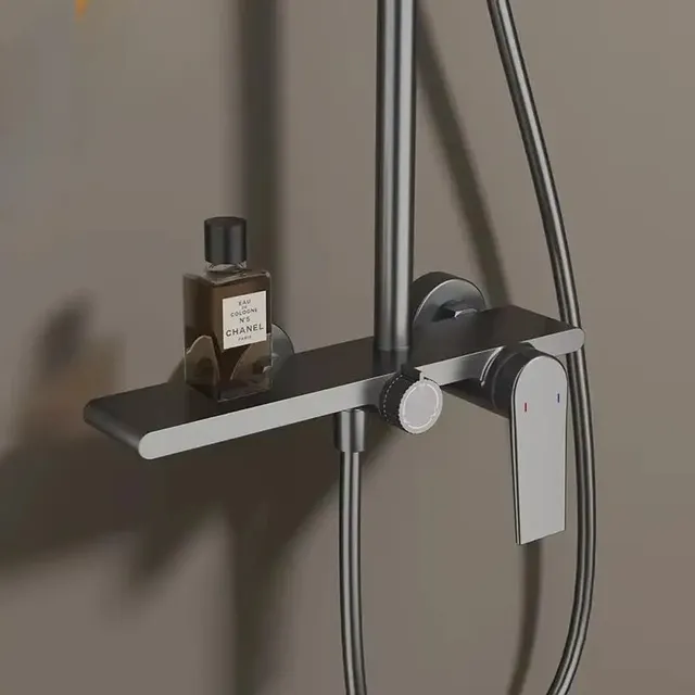 Ensemble de système de douche doré – vue 4