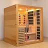 Salle de sauna spa intérieure de luxe moderne – vue 3