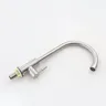 Robinet cuisine inox brossé monocommande monotrou bec… – vue 5