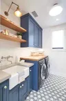 Meuble buanderie moderne rangement encastrable double… – vue 4