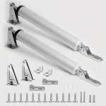 Fermeture douce de porte automatique à 100 degrés dans la réglage du tampon d&rsquo;arrêt de positionnement, quincaillerie de meubles de fermeture de porte