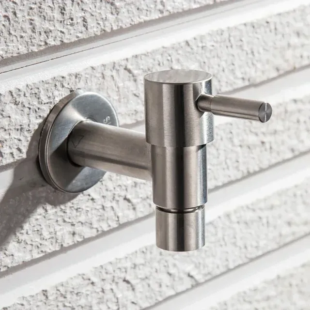 Robinet de jardin extérieur brossé en acier inoxydable 304 – vue 2