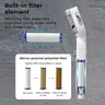 Xiaomi pommeau douche haute pression chromé blanc ABS… – vue 6