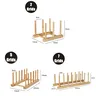Support rangement assiettes bois bambou écologique… – vue 6